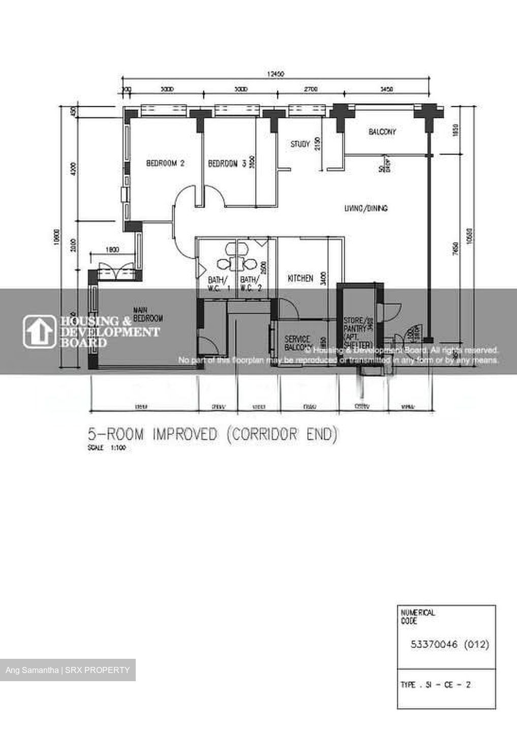 Blk 633 Woodlands Ring Road (Woodlands), HDB 5 Rooms #566634301